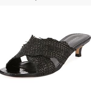 Donald Pliner kitten heeled sandal